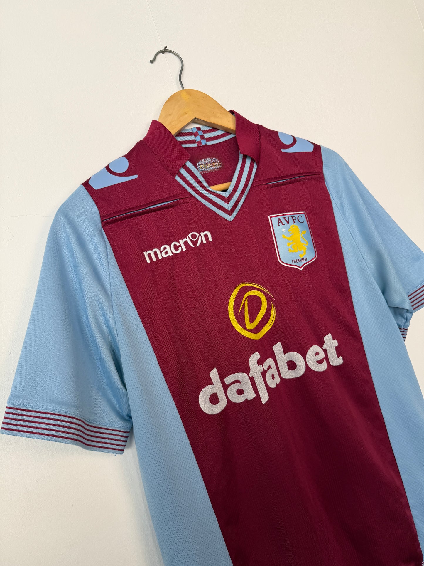 Christian Benteke Aston Villa FC 2013-14 home football shirt (M)