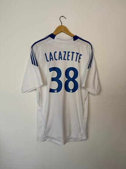 Alexandre Lacazette Olympique Lyonnais 2010-11 home football shirt (L)