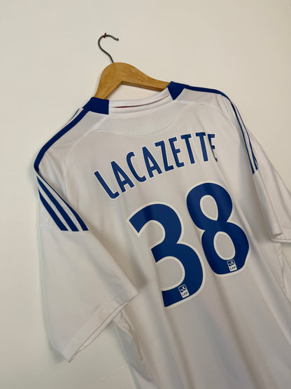 Alexandre Lacazette Olympique Lyonnais 2010-11 home football shirt (L)