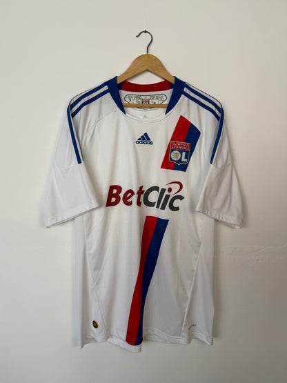 Alexandre Lacazette Olympique Lyonnais 2010-11 home football shirt (L)