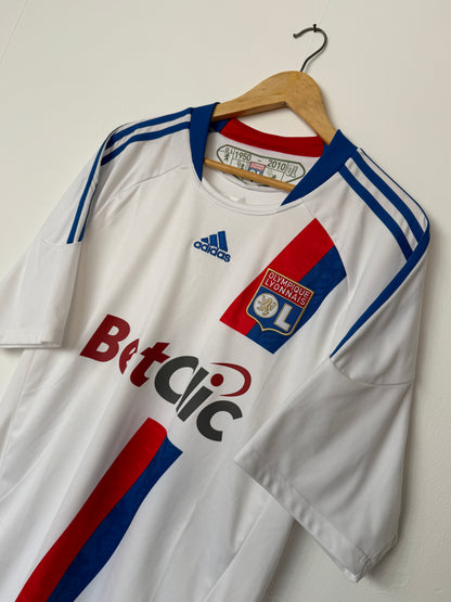 Alexandre Lacazette Olympique Lyonnais 2010-11 home football shirt (L)