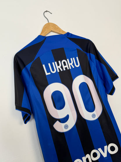 Romelu Lukaku Inter Milan 2022-23 home football shirt (L)