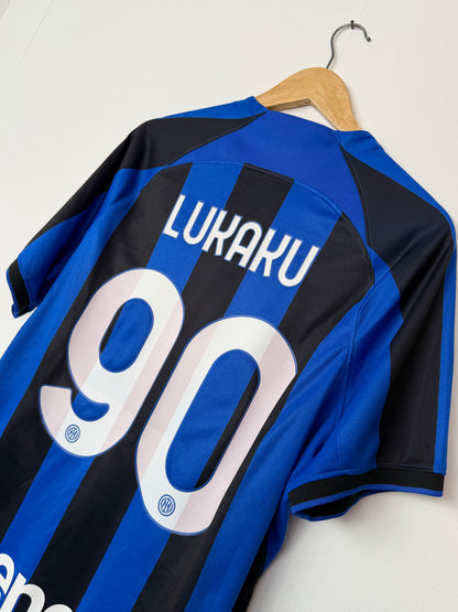 Romelu Lukaku Inter Milan 2022-23 home football shirt (L)