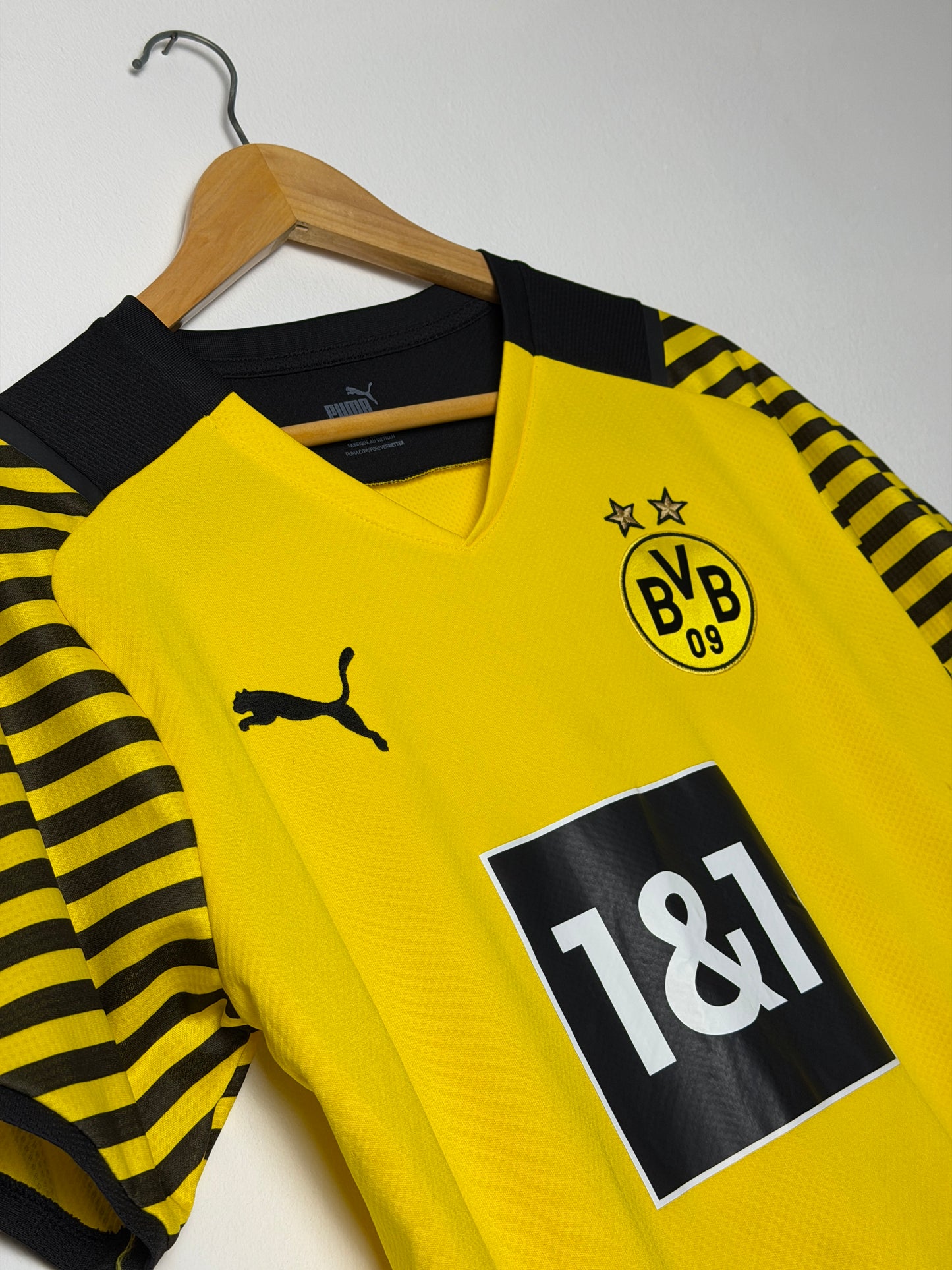 Jude Bellingham Borussia Dortmund 2021-22 home football shirt (M)