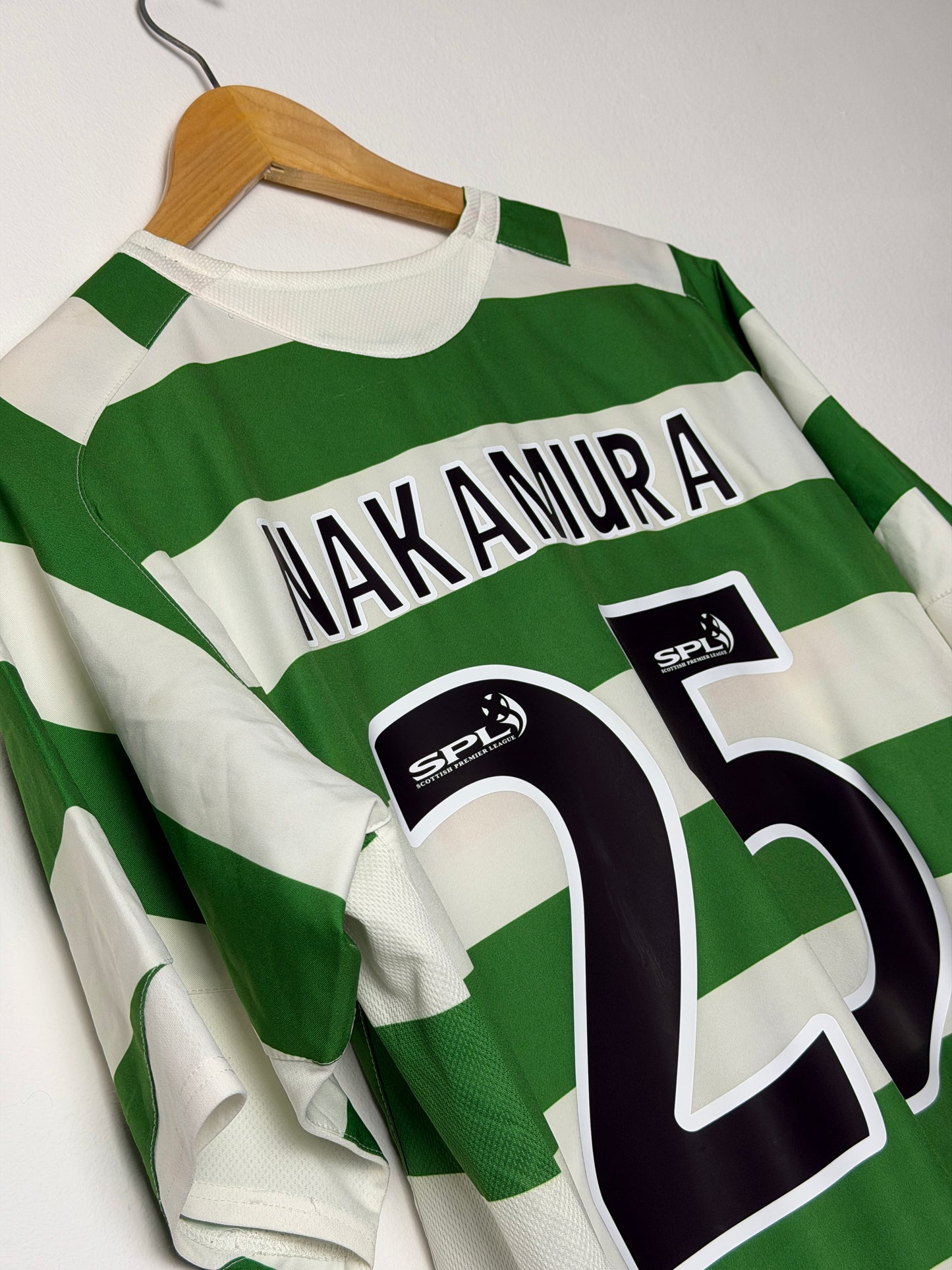 Shunsuke Nakamura Celtic FC 2005-06 home football shirt (M)