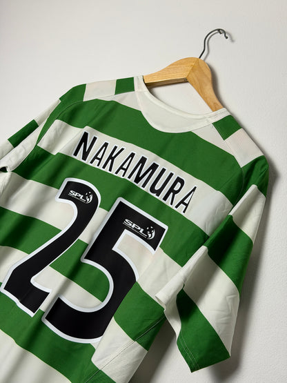 Shunsuke Nakamura Celtic FC 2005-06 home football shirt (M)