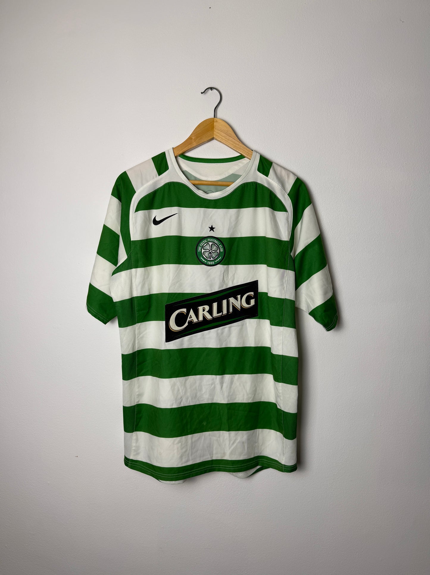 Shunsuke Nakamura Celtic FC 2005-06 home football shirt (M)