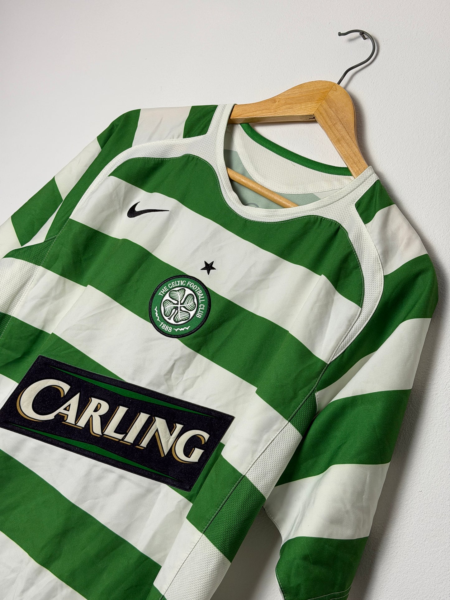 Shunsuke Nakamura Celtic FC 2005-06 home football shirt (M)