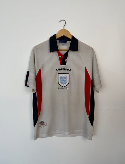 England 1998 World Cup home football shirt (M)
