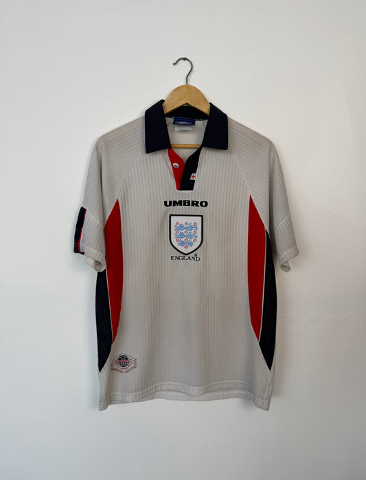 England 1998 World Cup home football shirt (M)