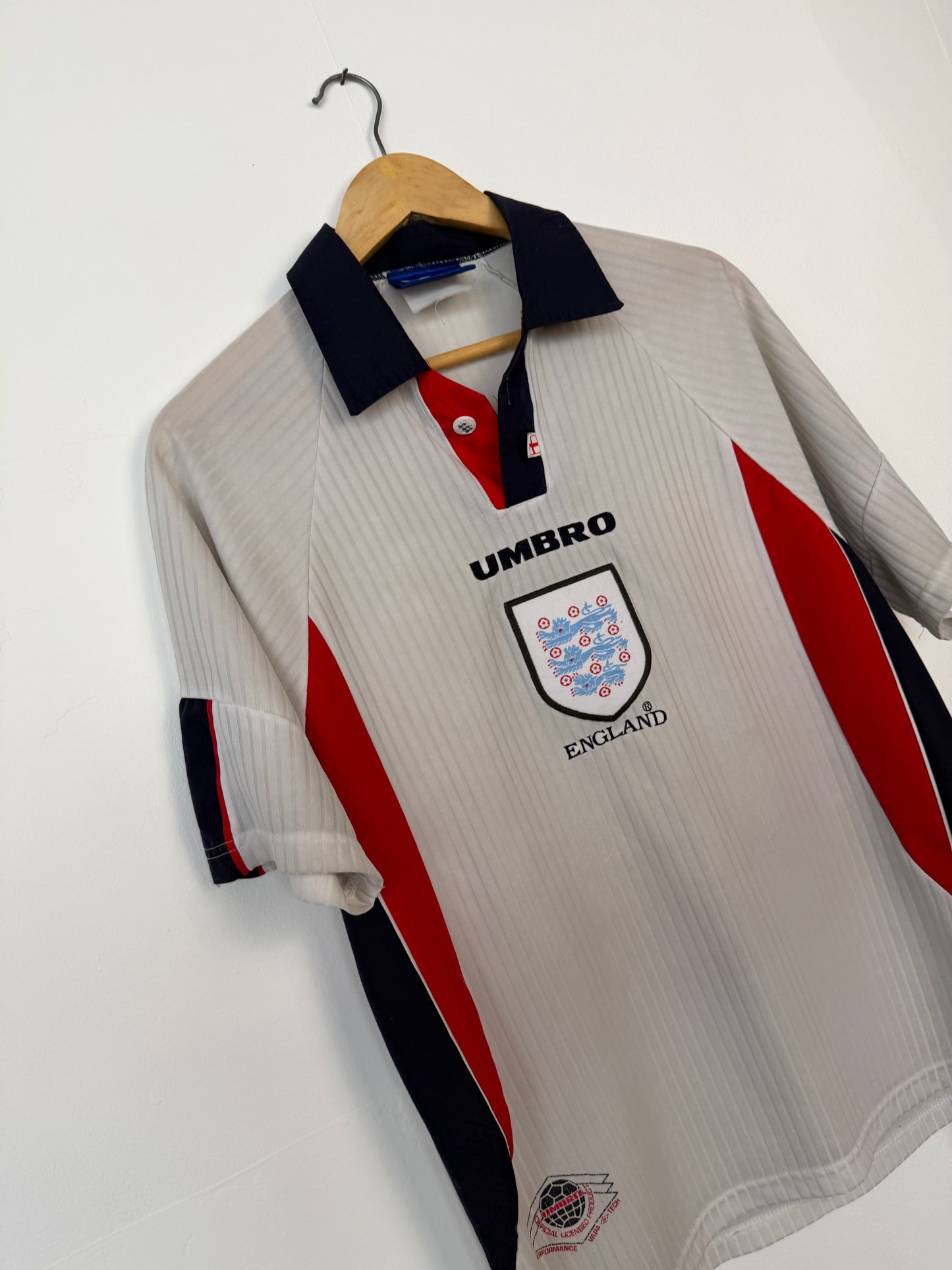 England 1998 World Cup home football shirt (M)