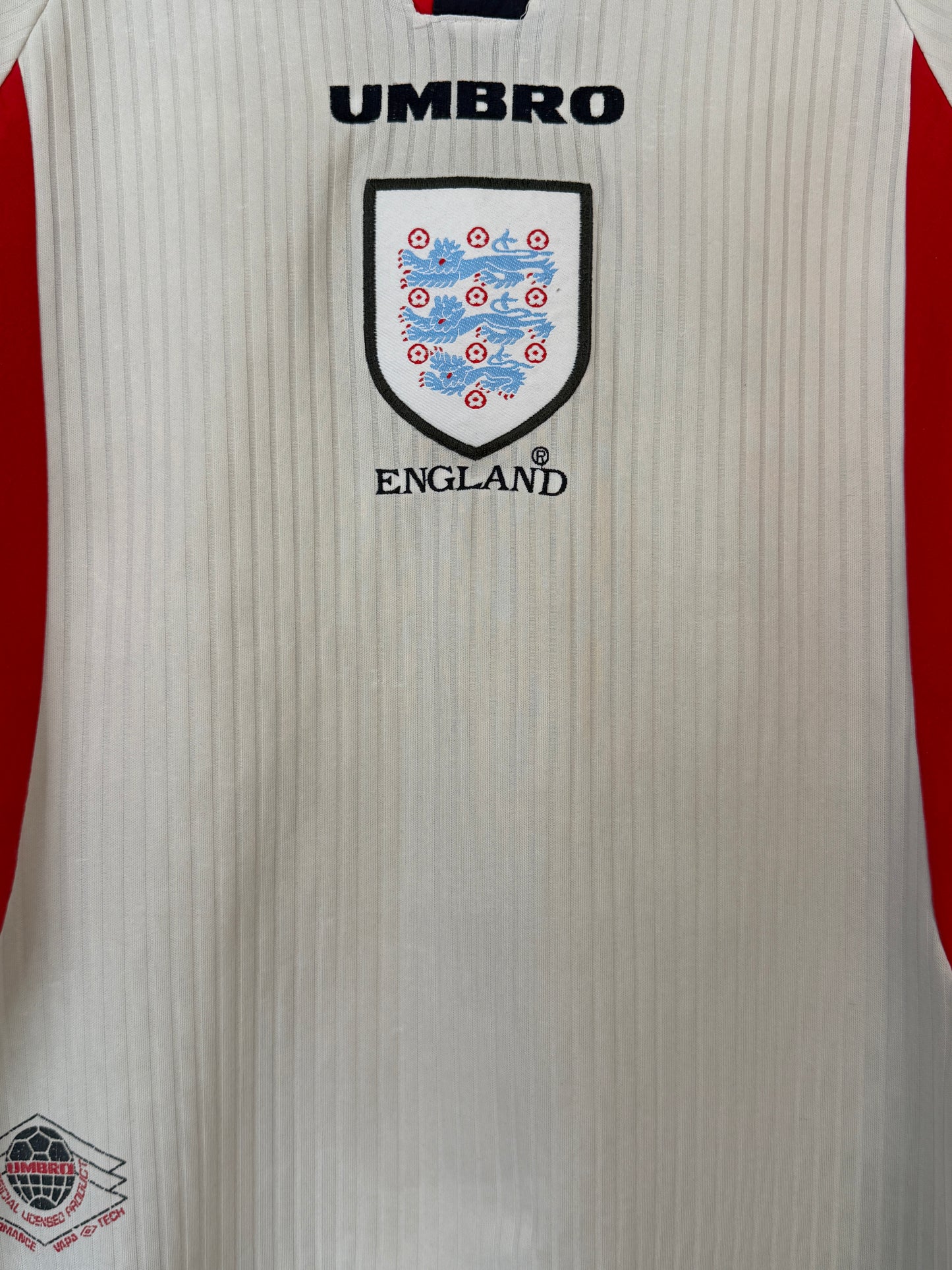 England 1998 World Cup home football shirt (M)