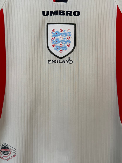 England 1998 World Cup home football shirt (M)