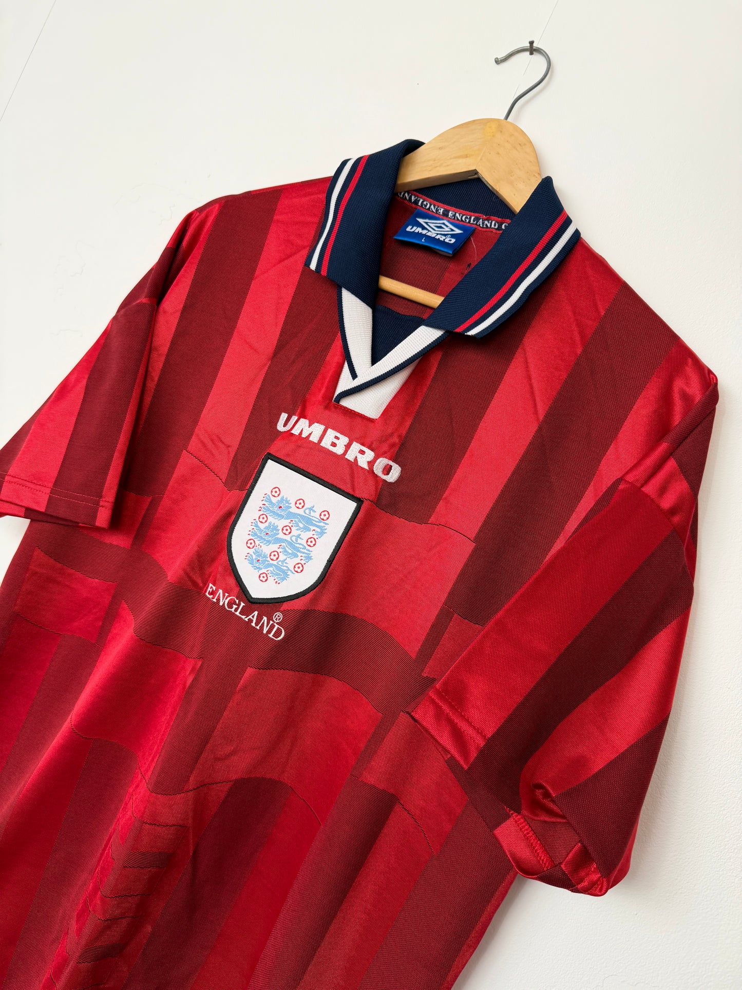 England 1998 World Cup away football shirt (L)