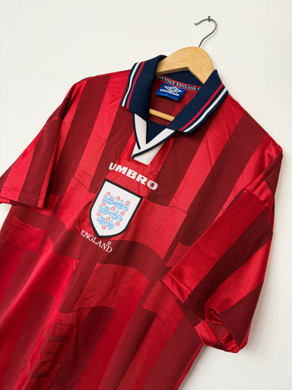 England 1998 World Cup away football shirt (L)