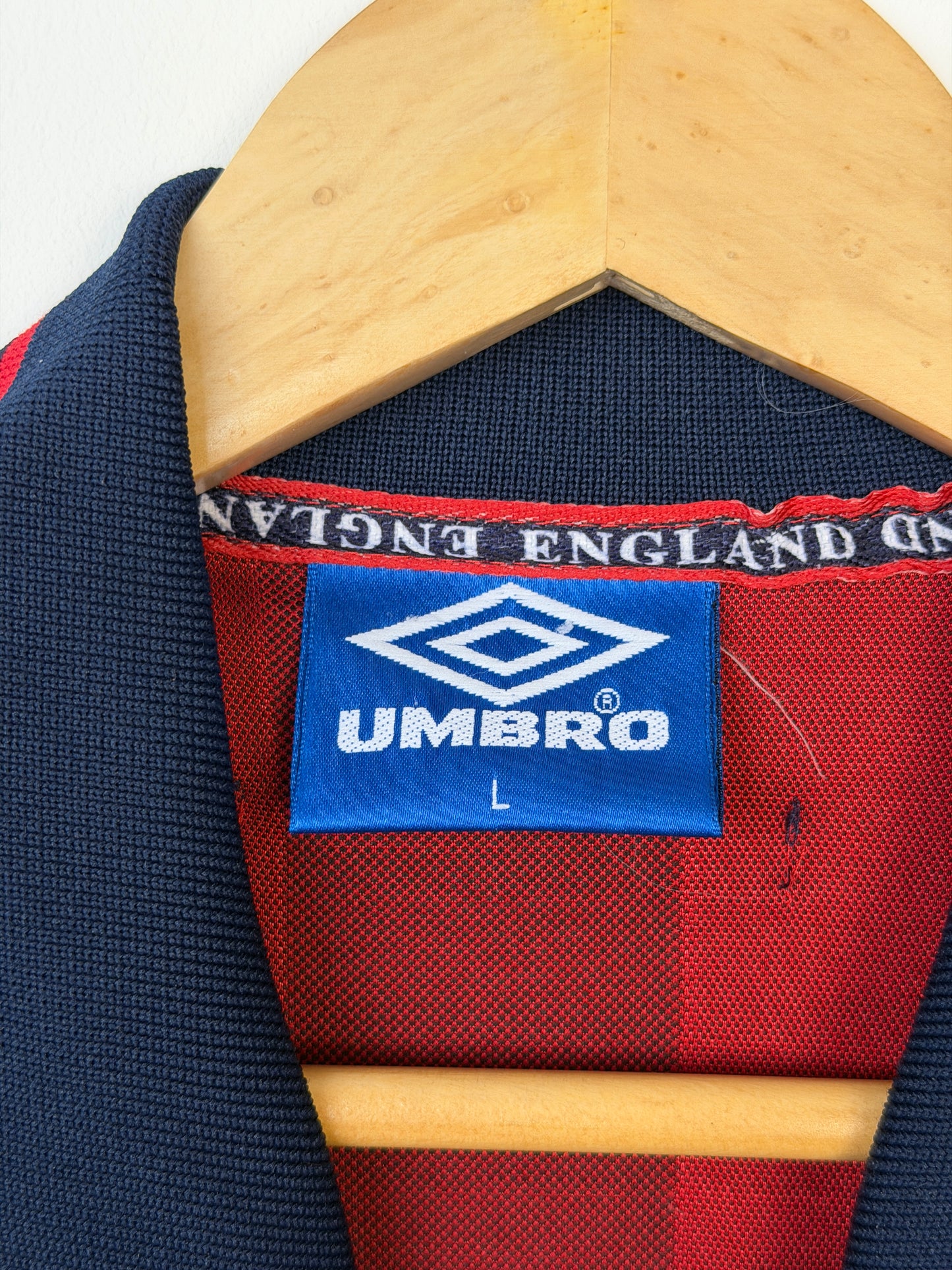 England 1998 World Cup away football shirt (L)