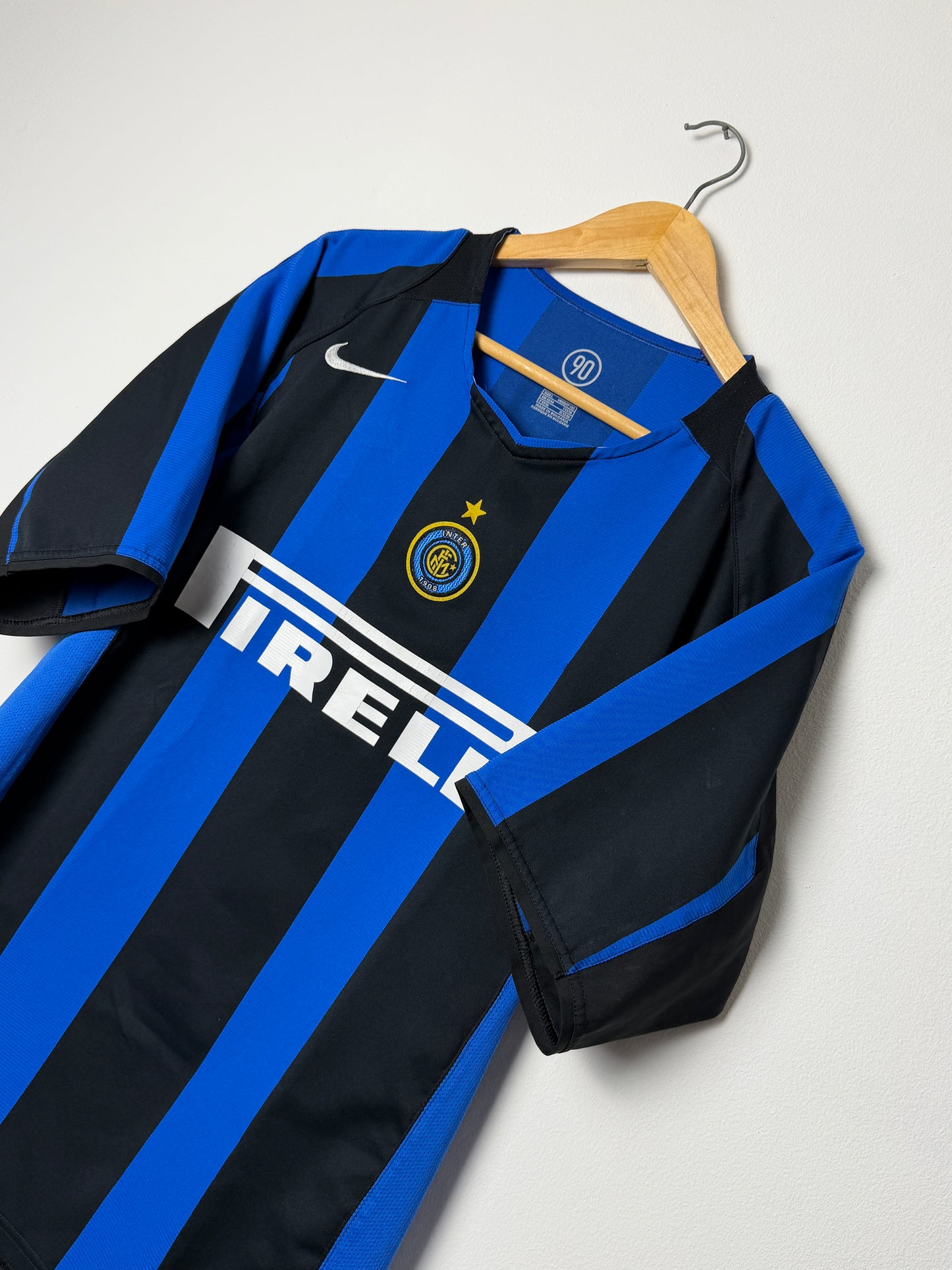 Adriano Inter Milan 2004-05 home football shirt (L)
