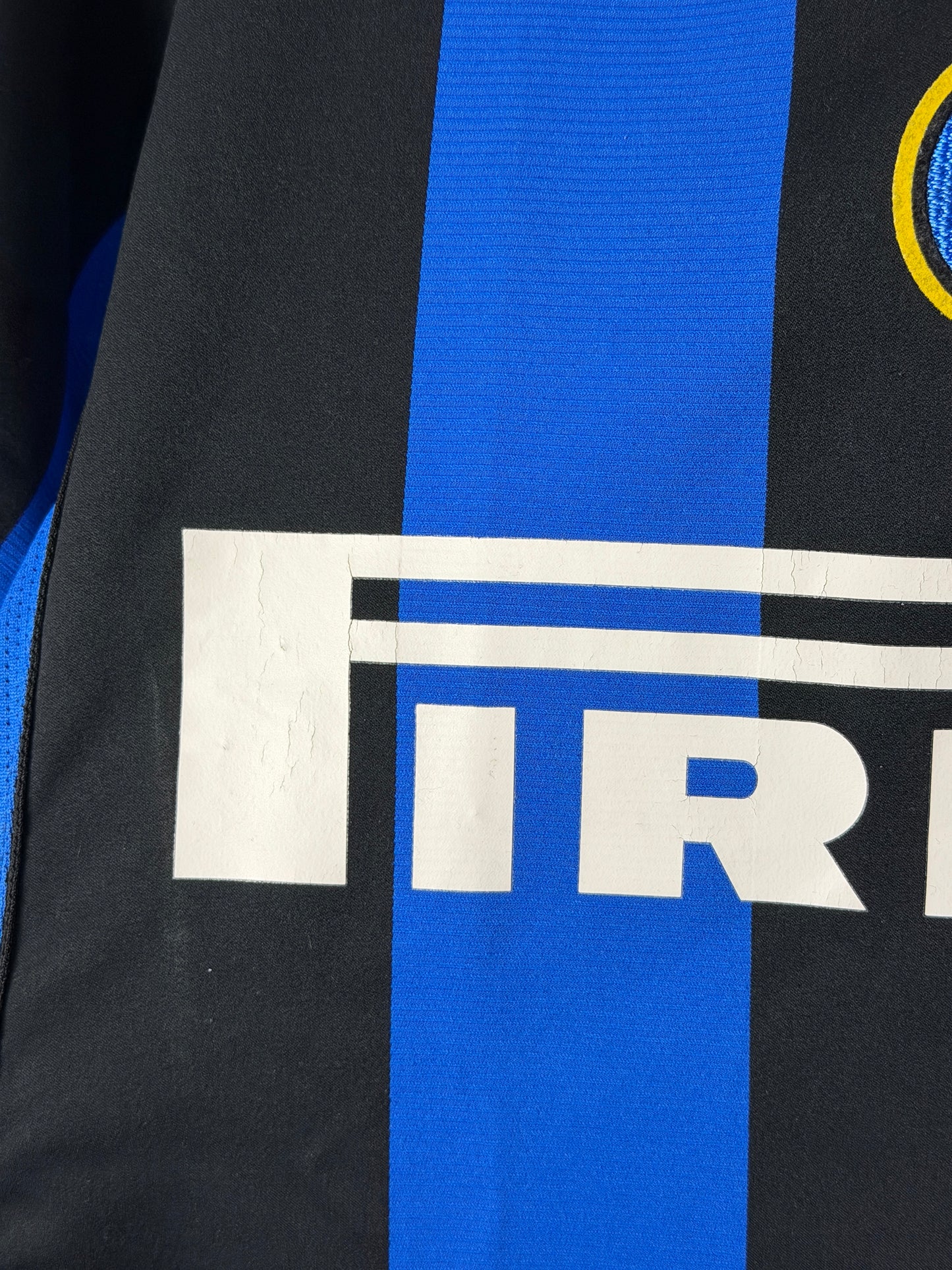 Adriano Inter Milan 2004-05 home football shirt (L)
