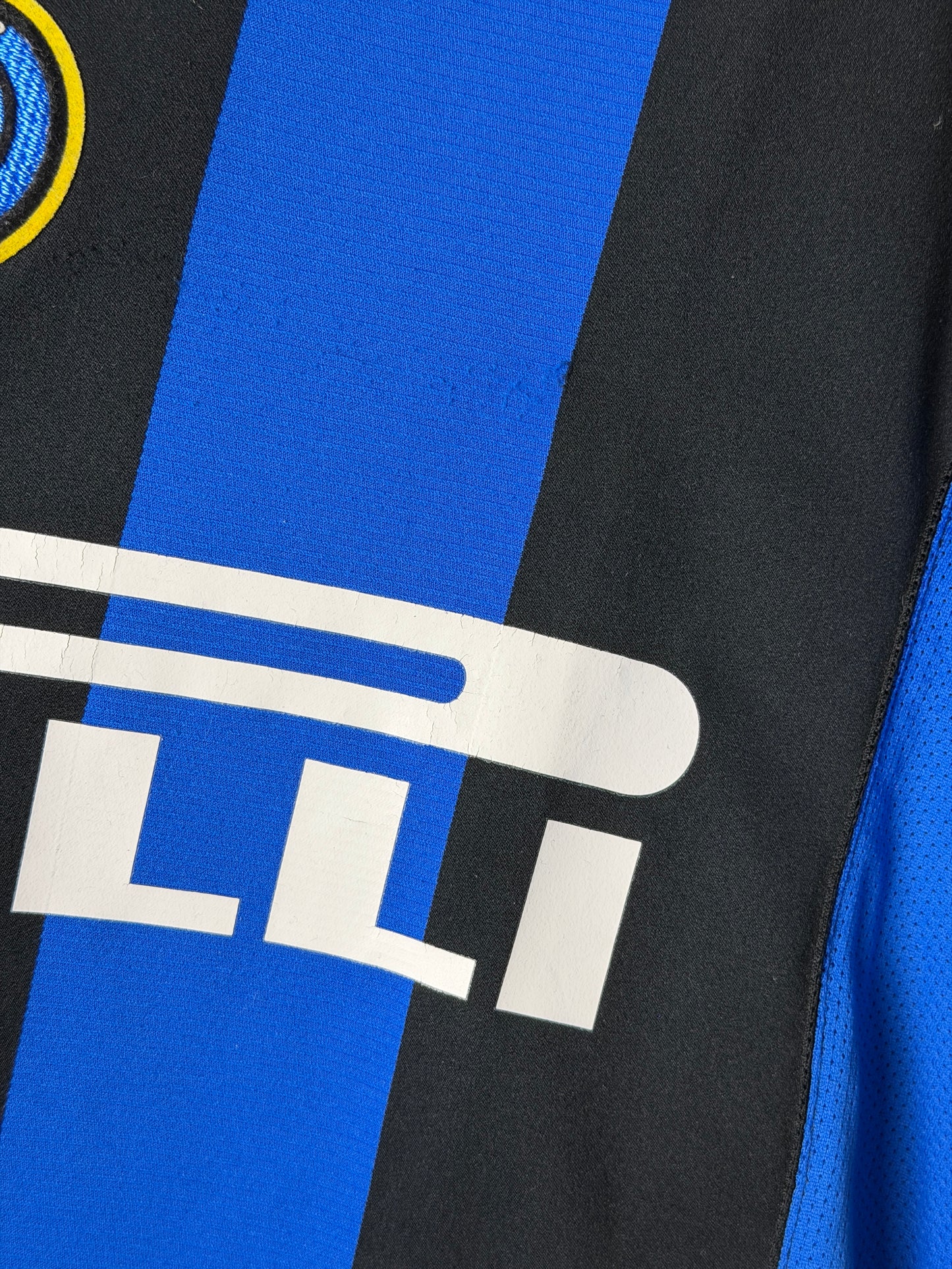 Adriano Inter Milan 2004-05 home football shirt (L)