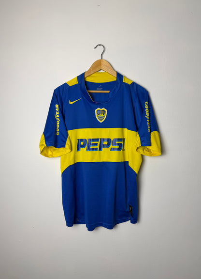 Carlos Tevez Boca Juniors 2004-05 home football shirt (L)