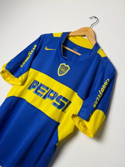 Carlos Tevez Boca Juniors 2004-05 home football shirt (L)