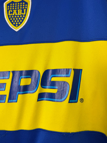 Carlos Tevez Boca Juniors 2004-05 home football shirt (L)