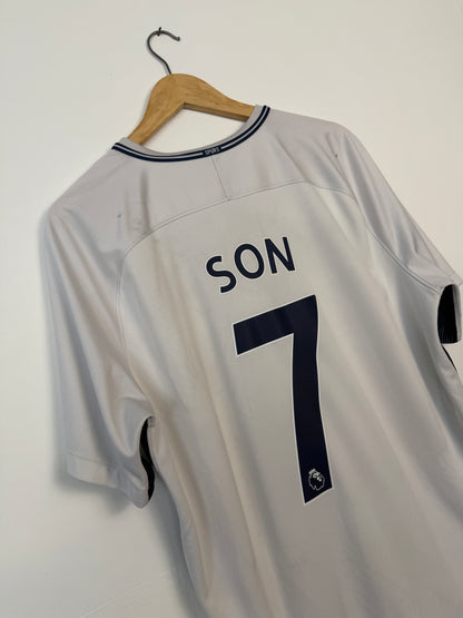 Son Hueng-Min Tottenham Hotspur 2017-18 home football shirt (XL)