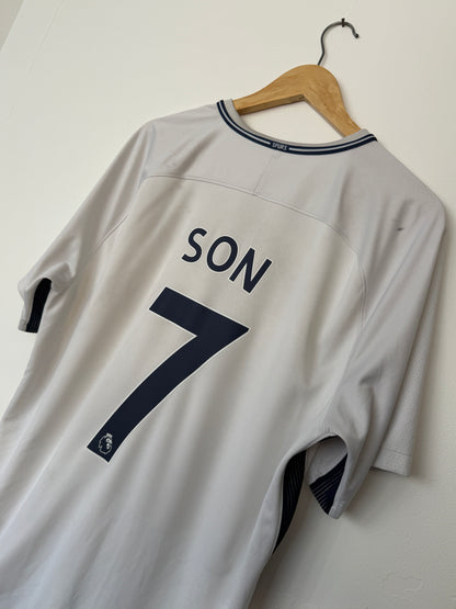 Son Hueng-Min Tottenham Hotspur 2017-18 home football shirt (XL)