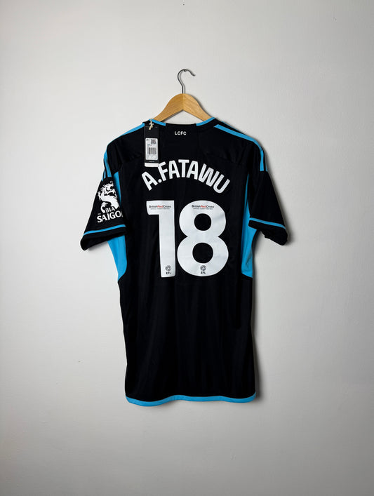 Abdul Fatawu Leicester City FC 2023-24 away football shirt (L)