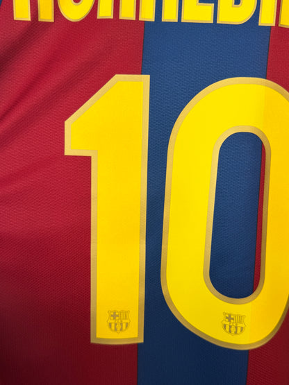 Ronaldinho FC Barcelona 2007-08 home football shirt (XL)