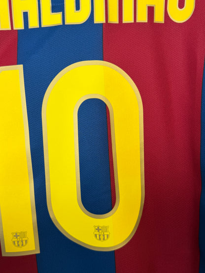Ronaldinho FC Barcelona 2007-08 home football shirt (XL)