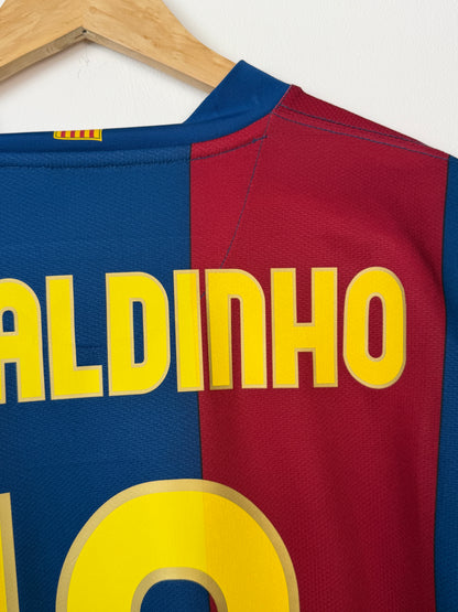 Ronaldinho FC Barcelona 2007-08 home football shirt (XL)