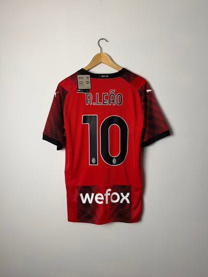 Rafa Leao AC Milan 2023-24 home football shirt (L)