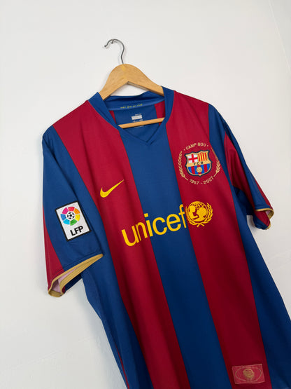 Ronaldinho FC Barcelona 2007-08 home football shirt (XL)