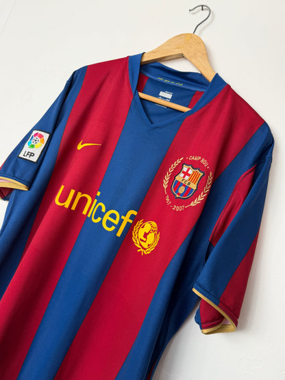 Ronaldinho FC Barcelona 2007-08 home football shirt (XL)