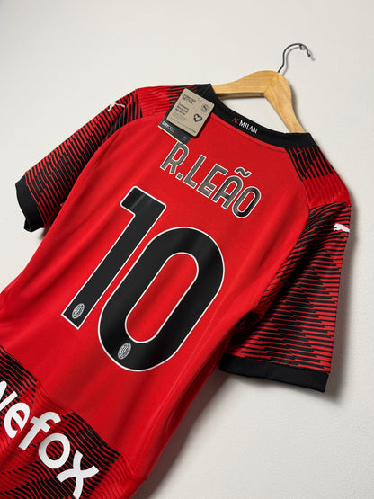 Rafa Leao AC Milan 2023-24 home football shirt (L)