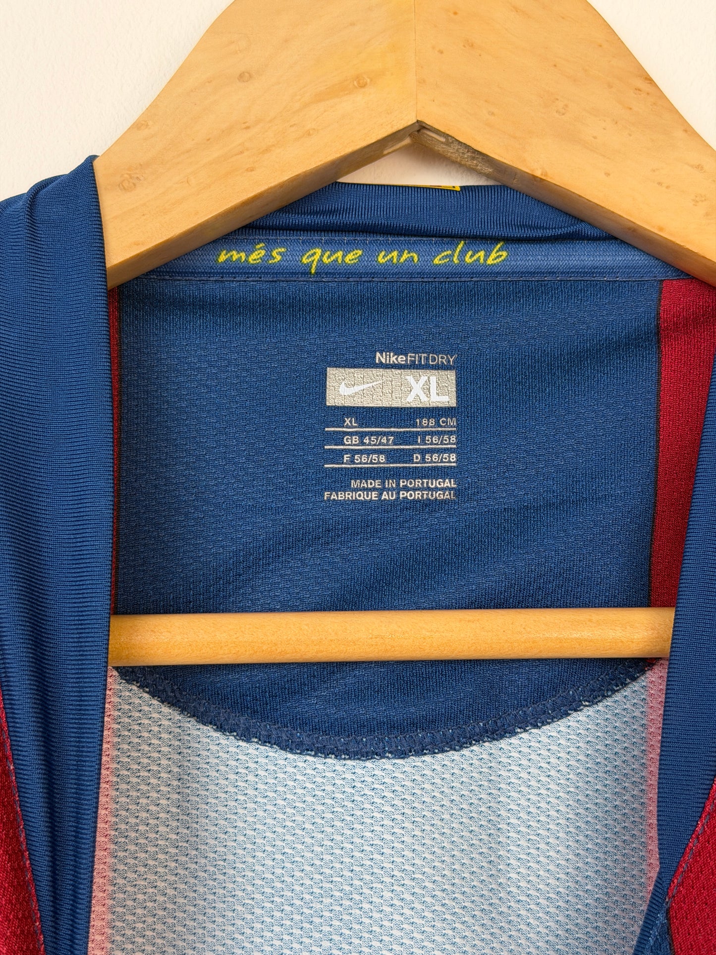 Ronaldinho FC Barcelona 2007-08 home football shirt (XL)