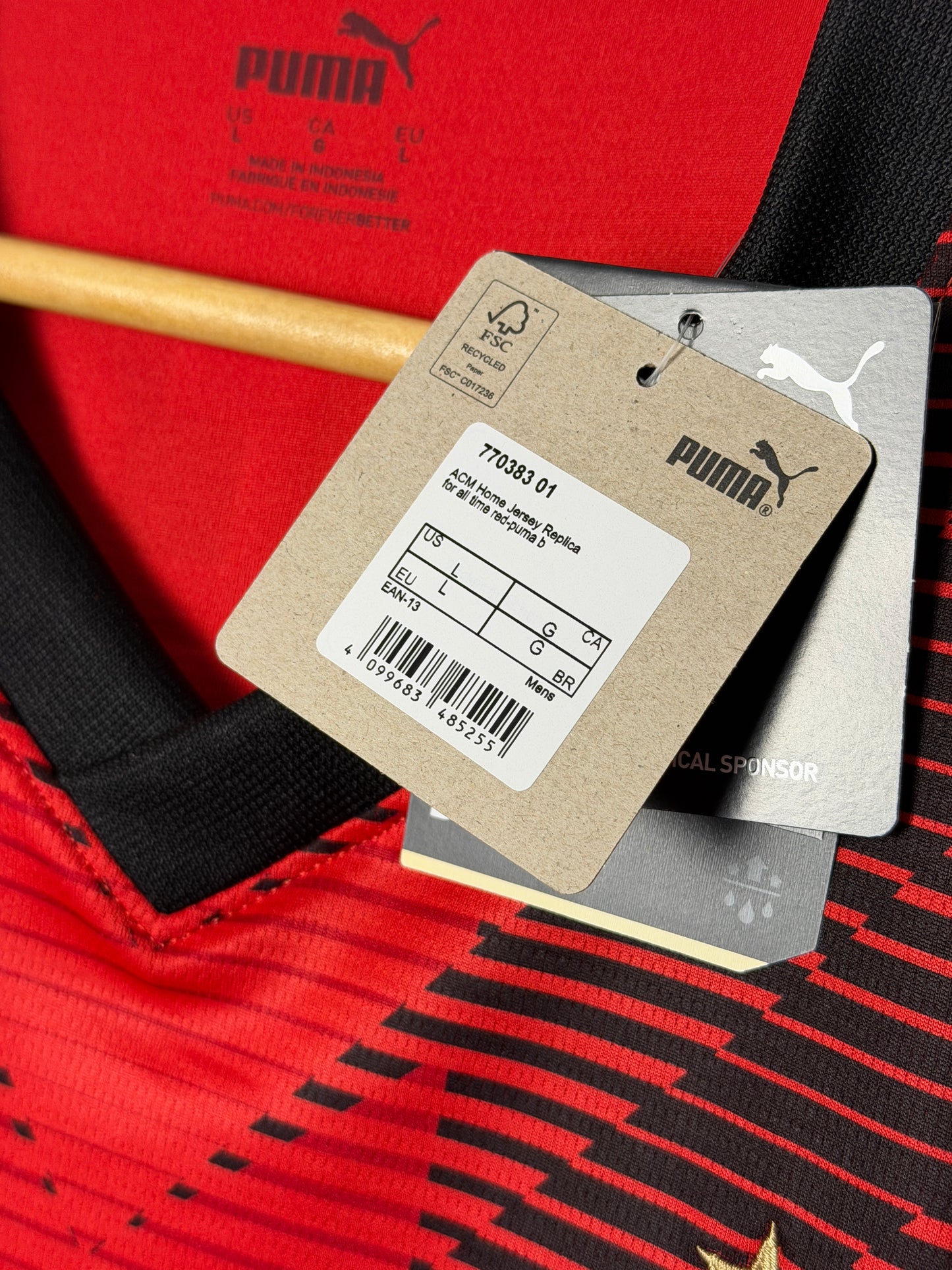 Rafa Leao AC Milan 2023-24 home football shirt (L)