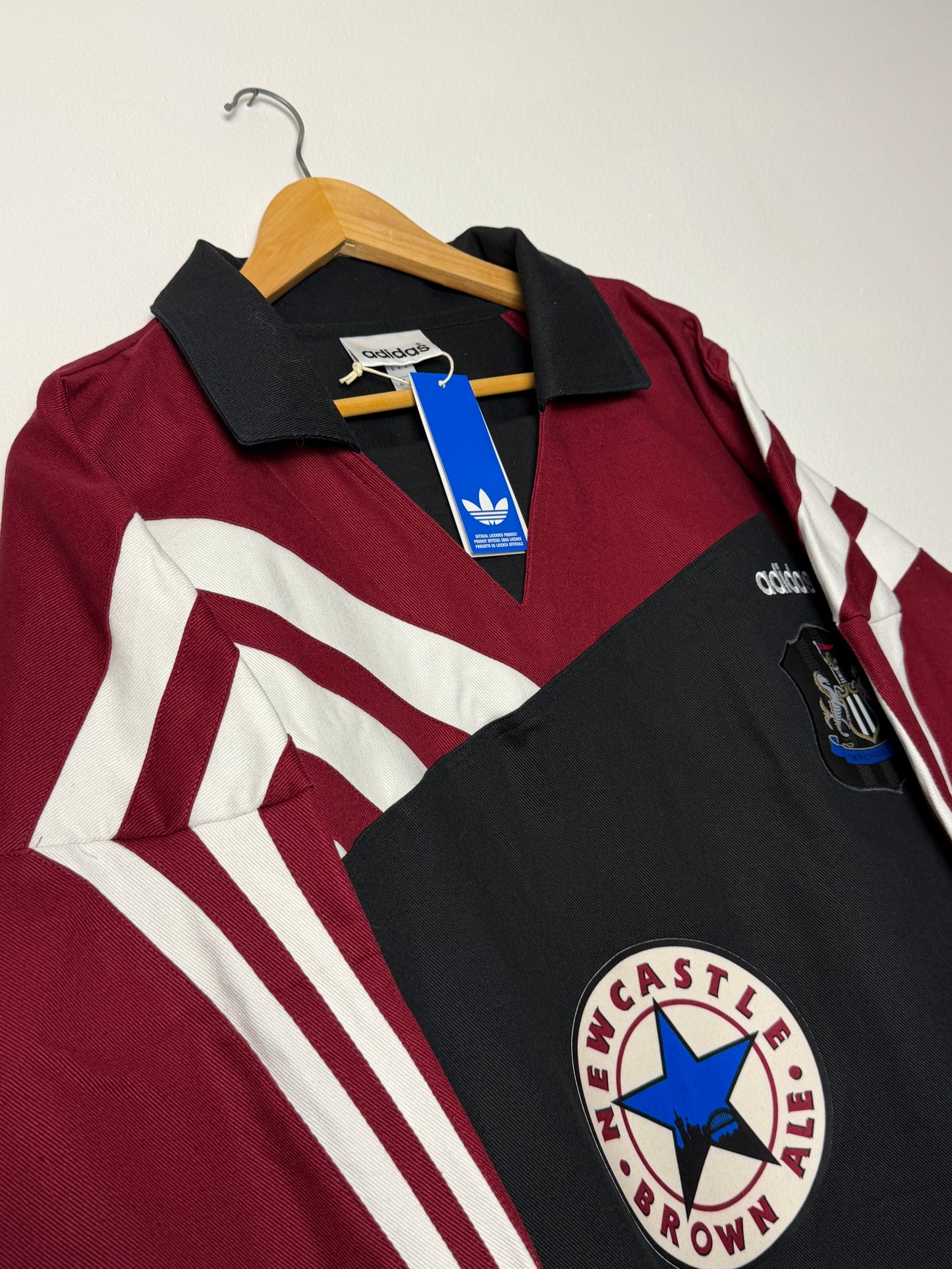 Newcastle United 1995 re issue training drill jacket (XL)