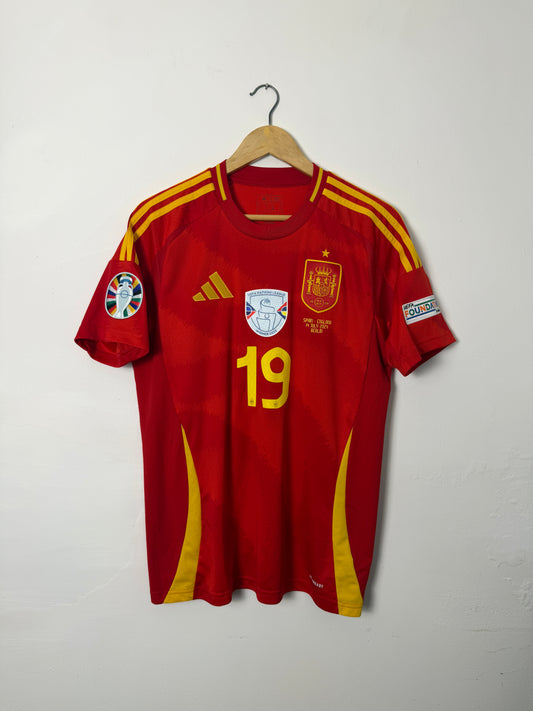 Lamine Yamal Spain Euro 2024 Final home football shirt (M)