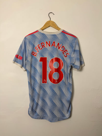 Bruno Fernandes Manchester United 2020-21 away HEAT.RDY football shirt (M)