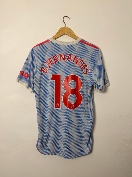 Bruno Fernandes Manchester United 2020-21 away HEAT.RDY football shirt (M)
