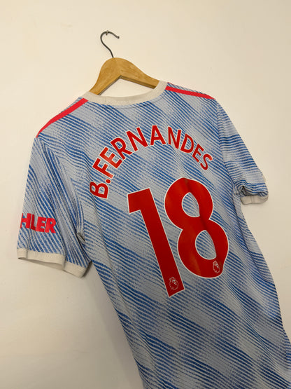 Bruno Fernandes Manchester United 2020-21 away HEAT.RDY football shirt (M)