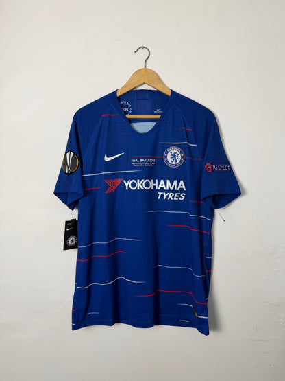 Eden Hazard Chelsea FC 2018-19 home VAPORKNIT football shirt (L)