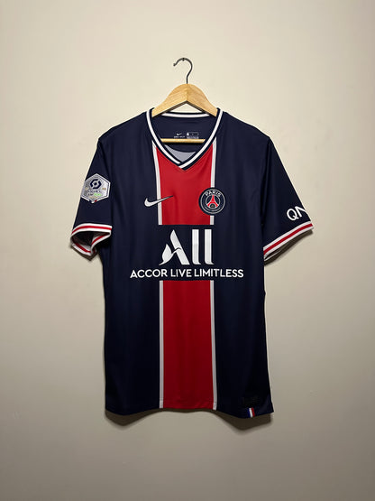 Neymar JR PSG 2020-21 home football shirt (M)