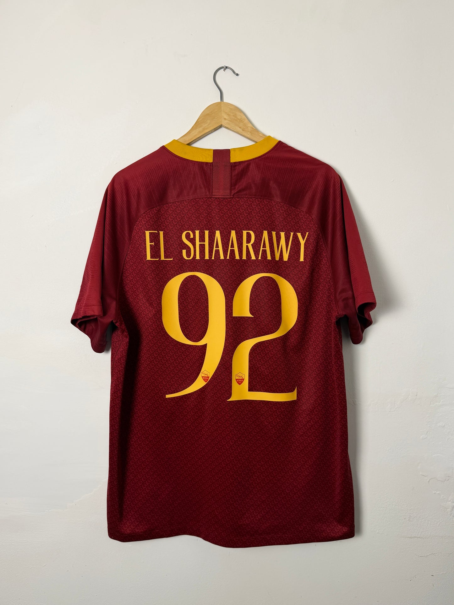 Stephan El Shaarawy AS Roma 2018-19 home football shirt (XL)