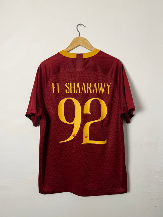 Stephan El Shaarawy AS Roma 2018-19 home football shirt (XL)