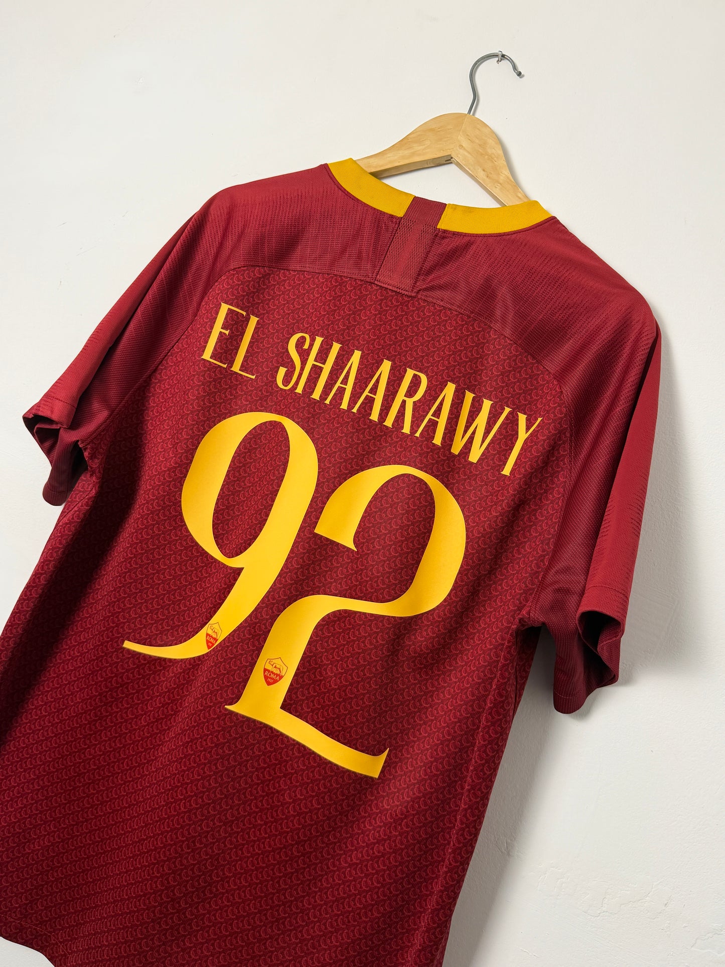 Stephan El Shaarawy AS Roma 2018-19 home football shirt (XL)