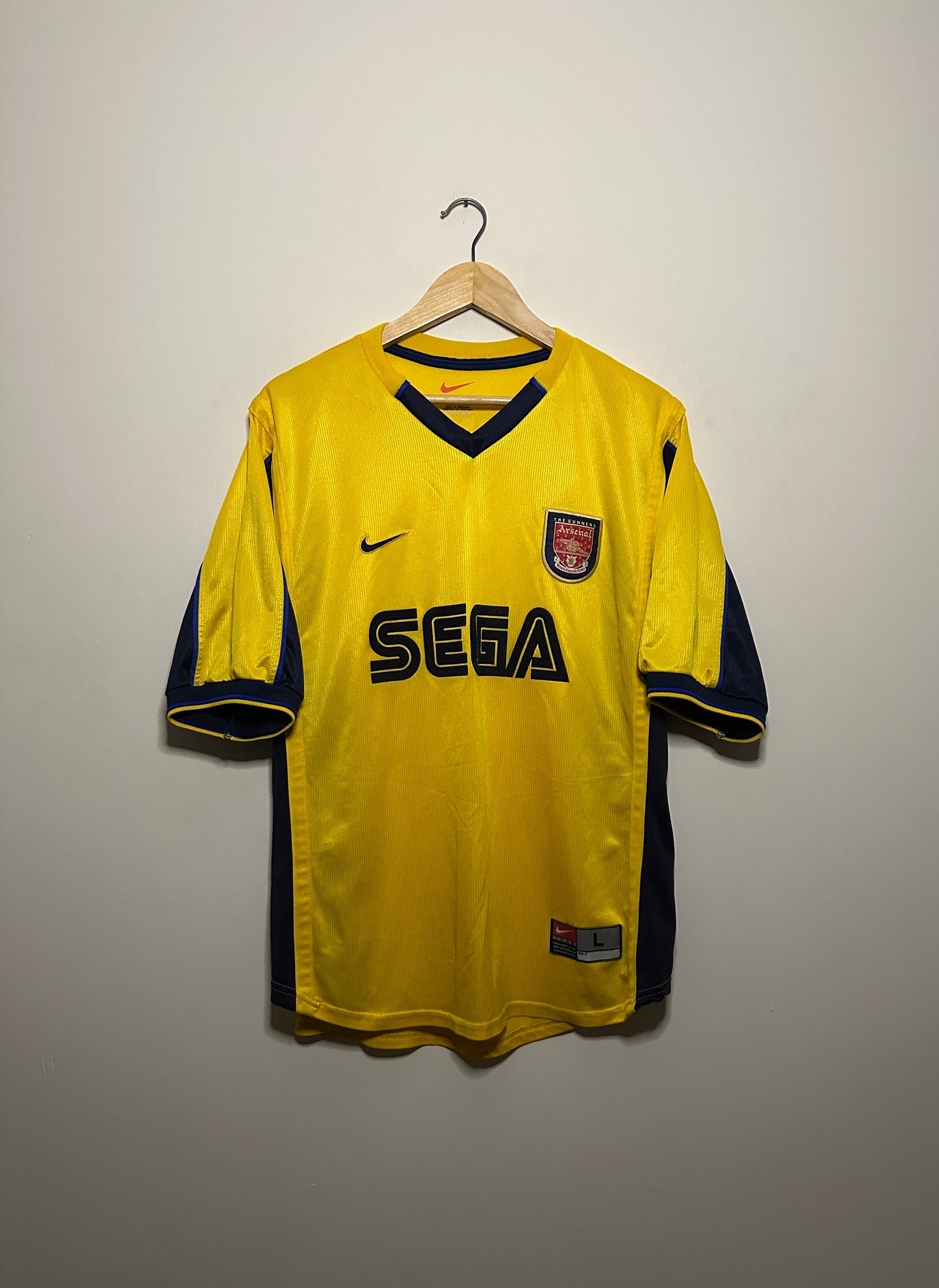 Thierry Henry Arsenal FC 1999-01 away football shirt (L)