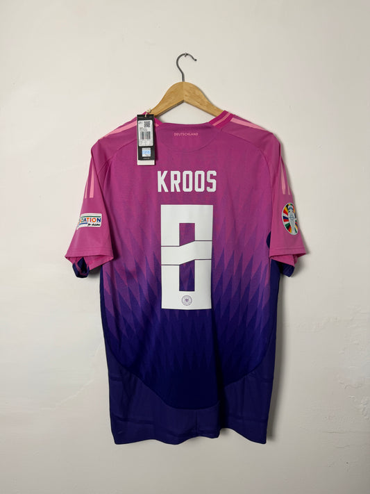 Toni Kroos Germany 2024 Euro HEAT.RDY away football shirt (XL)
